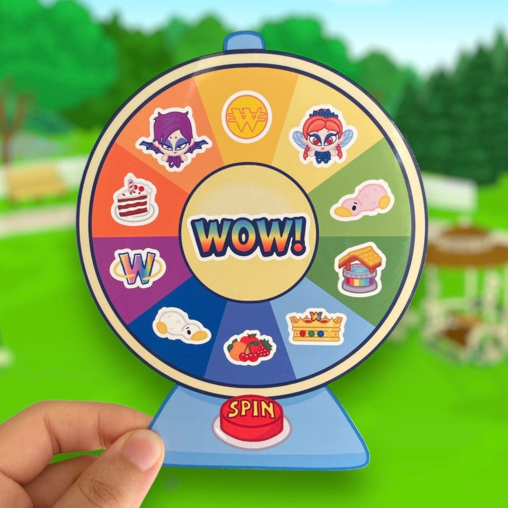 prize wheel | sticker sheet