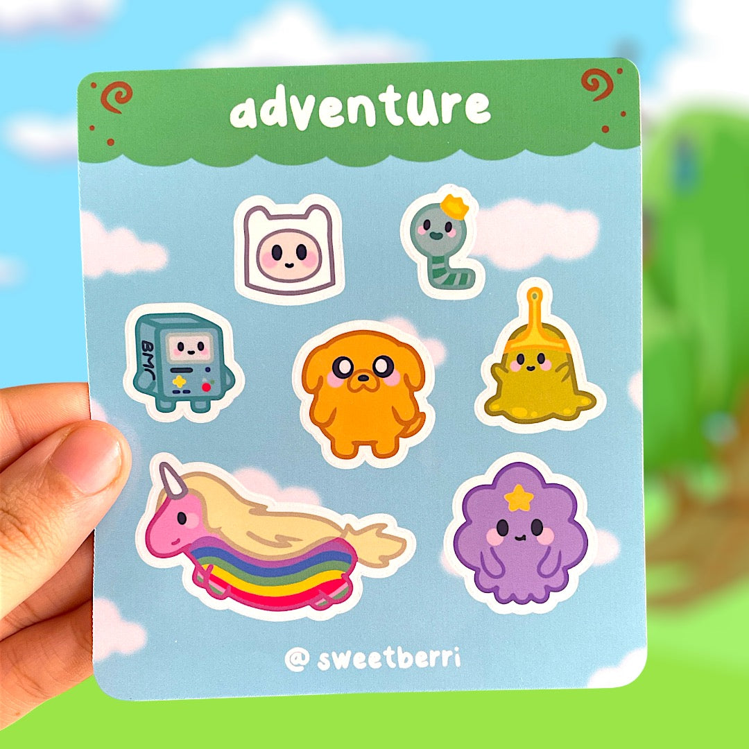 adventure | sticker sheet