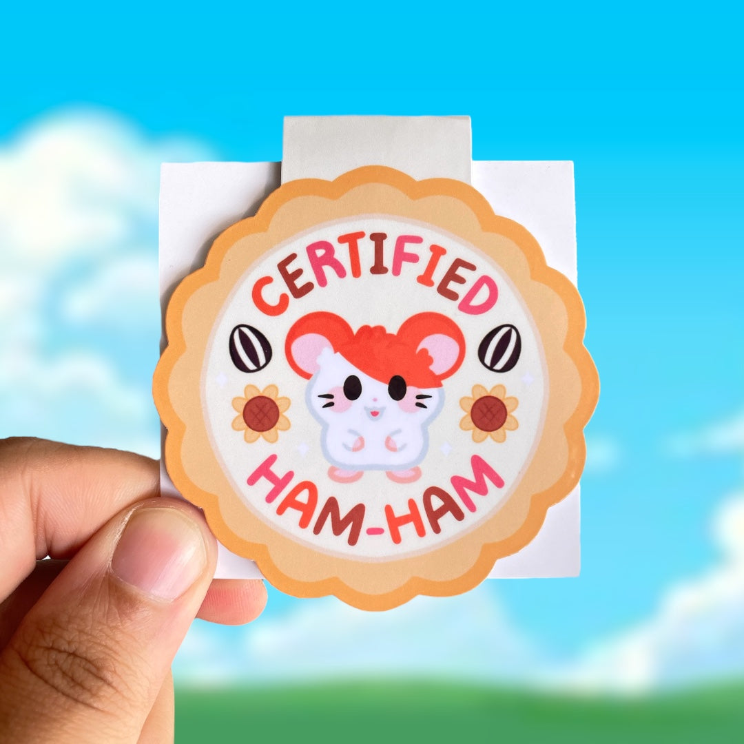 certified ham-ham | magnetic bookmark