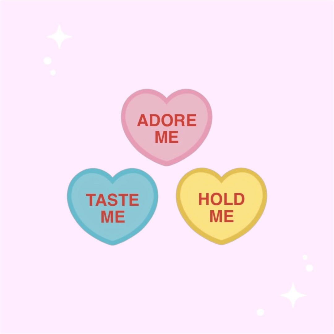 candy hearts | pins