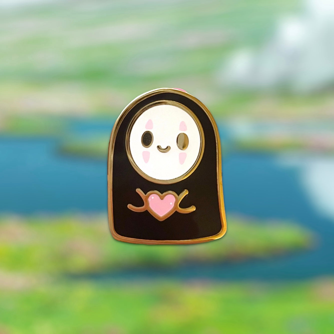 masked friend pin