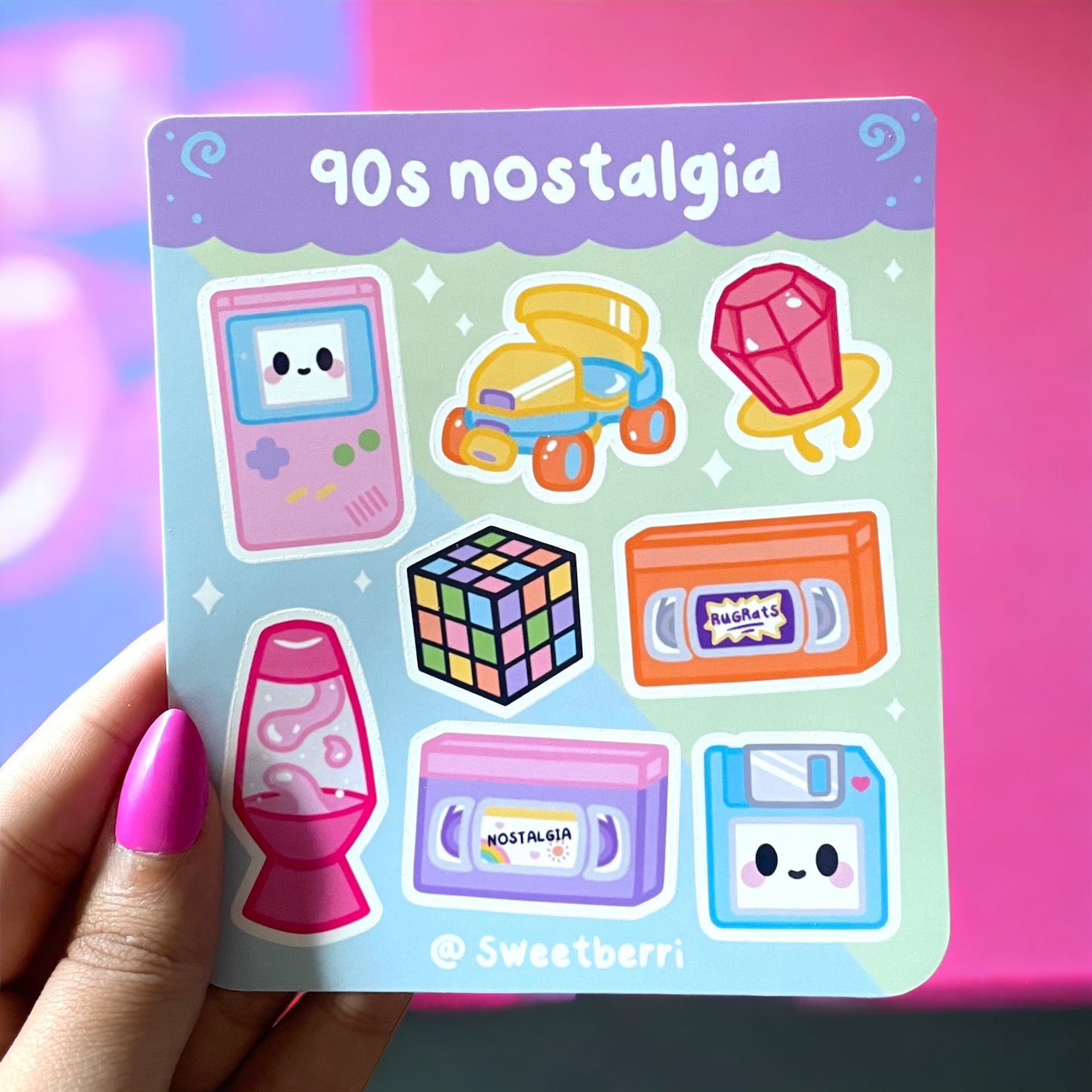 90s nostalgia | sticker sheet