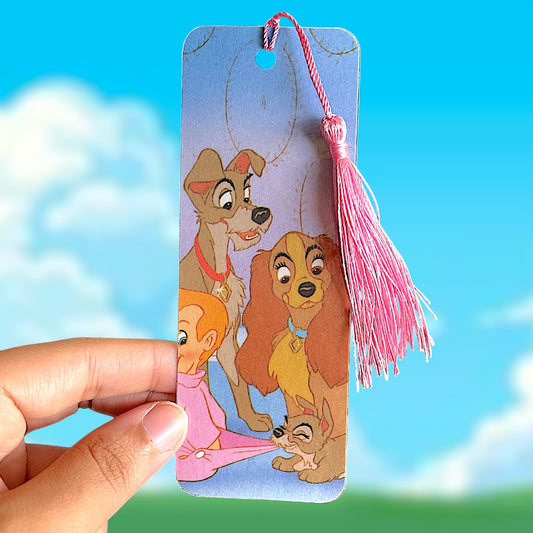 puppy love | upcycled bookmark