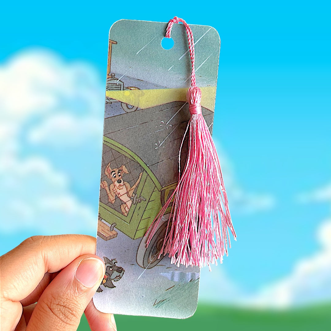 puppy love | upcycled bookmark