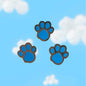pawprint pin set