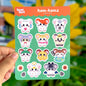 ham-hams sticker sheet