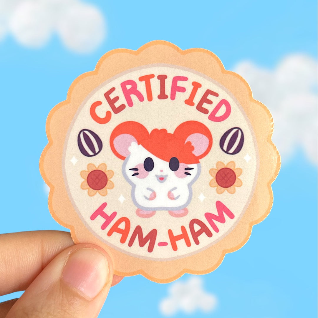 certified ham-ham sticker – Sweet Berri Studios
