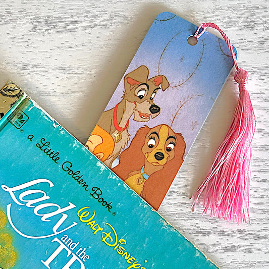 puppy love | upcycled bookmark