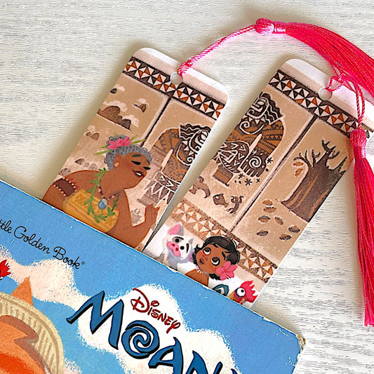 island grandma & baby | upcycled bookmarks