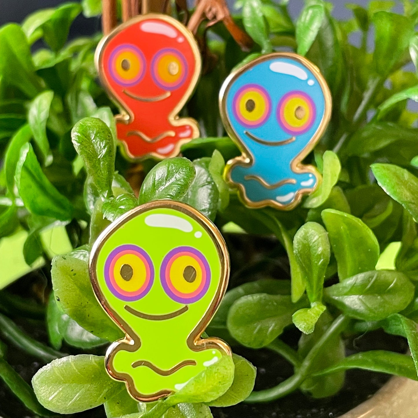 jelly monster pins
