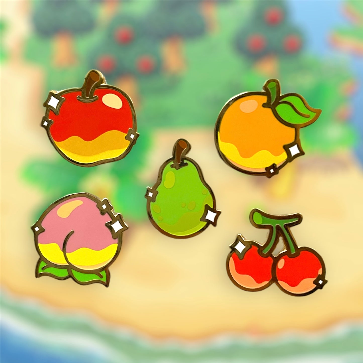 island fruit pins